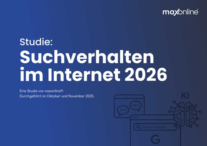 Studie: Suchverhalten im Internet 2026 | maxonline